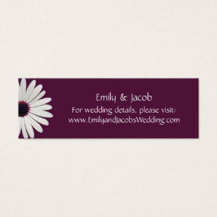 Site Web Mariage Daisy Purple Insérez des cartes