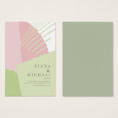 Site Web Mariage de blocs de couleur Spring ID740 (Devant & derrière)