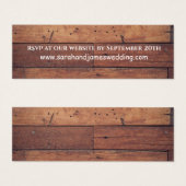 Site Web Mariage de la ferme en bois rustique Mini (Devant & derrière)