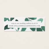 Site Web Mariage en botanique pressé Cartes RSVP (Devant)