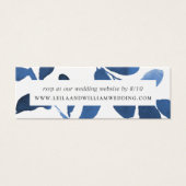 Site Web Mariage en botanique pressé Cartes RSVP (Devant)