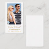 Site Web mariage Insérer une carte avec photo (Devant / Derrière)