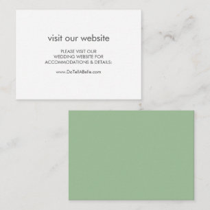 Site Web mariage Insérer une carte verte