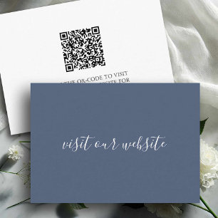 Site Web mariage Insertion Carte - Bleu côtier Scr