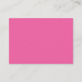 Site Web mariage Insertion Carte simple Fuchsia (Dos)