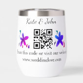 Site web mariage minimal simple Q R code ajouter n (Arrière)