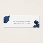 Site web moderne Deep Indigo Blue Mariage RSVP (Devant)