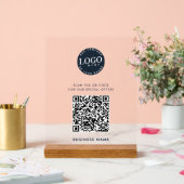 Site Web QR Code et logo d'entreprise Simple (Mariage)