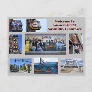 Sites à voir à Nashville, Tennessee carte postale