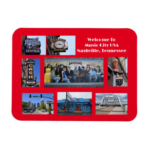 Sites te zien bij Nashville, Tennessee magneet