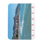 Sitges zee and Church fridge magnet Magneet (Verticaal)