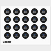Sitive For Motivational Kindness - Sitive Message  Ronde Sticker (Vel)