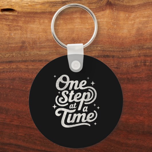 Sitive Insrational Motivational Quote Sitive Messa Sleutelhanger (Voorkant)