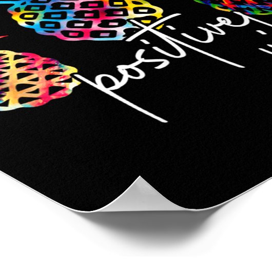 Sitive Vibe Ne Transfer Day Infertility Ivf Tie Dy Poster (Hoek)