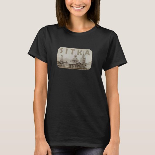 Sitka, Alaska Griekse Kerk Zuidoost-Alaska Advent T-shirt (Voorkant)