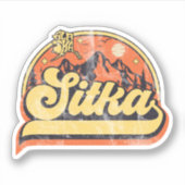 Sitka, Alaska Sticker (Voorkant)