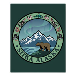 Sitka Alaska United States Perfect Poster
