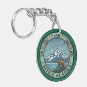Sitka Alaska United States Sleutelhanger (Voorkant Links)