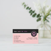 Sitter pour animaux de compagnie Cartes de visite  (Debout devant)