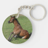 Sitting Arab Foal Sleutelhanger (Achterkant)