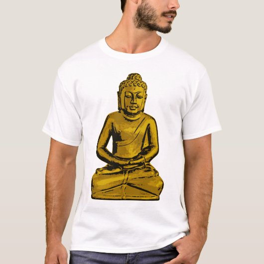 Sitting Buddha T-shirt (Voorkant)