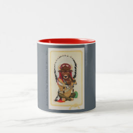 Sitting Bull 11 oz Two-Tone Mok