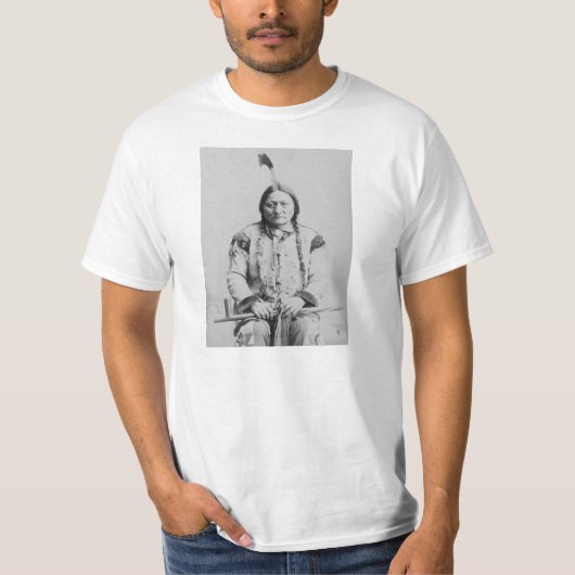 Sitting Bull american indian T-shirt (Voorkant)