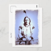 Sitting Bull Briefkaart (Voorkant / Achterkant)