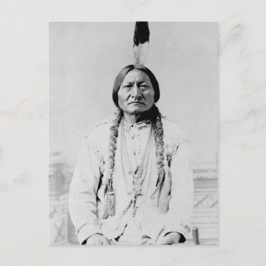 Sitting Bull Briefkaart (Voorkant)