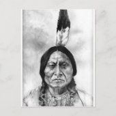 Sitting Bull Briefkaart (Voorkant)