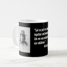 Sitting Bull citaat Koffiemok