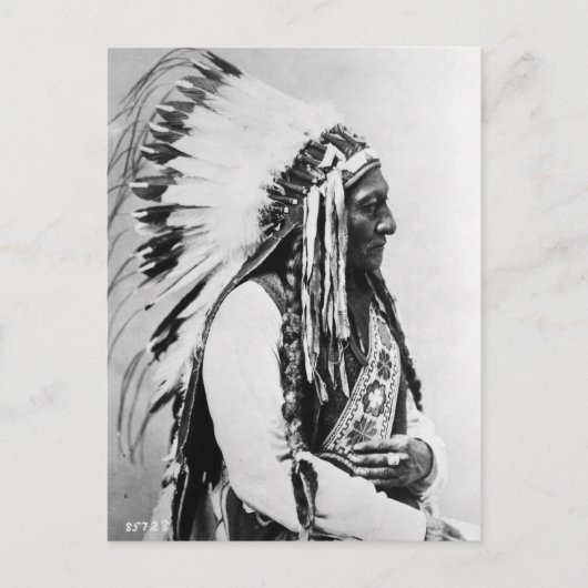Sitting Bull, een Hunkpapa Sioux Briefkaart (Voorkant)