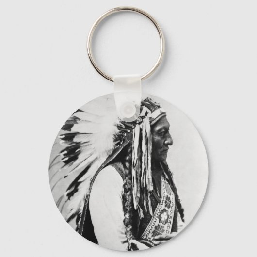 Sitting Bull, een Hunkpapa Sioux Sleutelhanger (Voorkant)