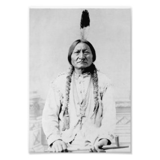 Sitting Bull Foto Afdruk