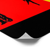 Sitting Bull in meerdere kleuren Poster (Hoek)