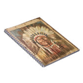 Sitting Bull Indian Chief Notitieboek (Rechterzijde)