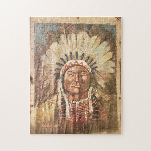 Sitting Bull Legpuzzel (Verticaal)