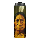 Sitting Bull Native American First Nations Chief Thermosbeker (Voorkant)