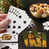 Sitting Bull Native Amerikaanse Chief Pokerkaarten (Insitu)