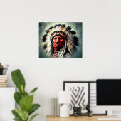 Sitting Bull Poster (Thuiskantoor)