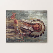 Sitting Bull, puzzle en chef amérindien (Horizontal)