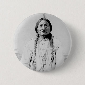 Sitting Bull Ronde Button 5,7 Cm