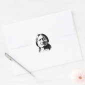 Sitting Bull Ronde Sticker (Envelop)