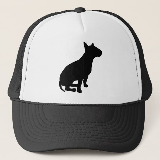 Sitting Bull Terrier Trucker Pet (Voorkant)