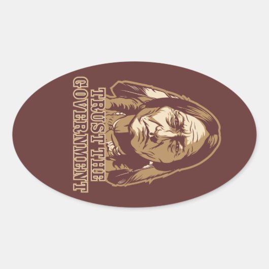 Sitting Bull Trust Regering Sticker Set (Voorkant)