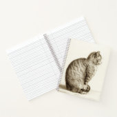 Sitting cat - Jean Bernard Notitieboek (Binnen)
