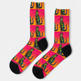 Sitting Cat Novelty Socks Sokken