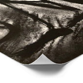 sitting charcoal artwork poster (Hoek)