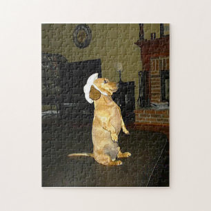 Sitting  Dachshund Puzzle Legpuzzel