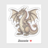 Sitting Dragon Sticker (Vel)